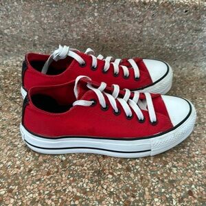 Very gently used platform converse custom